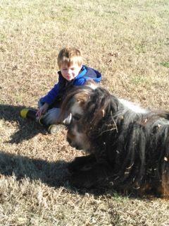Eli telling Becky Valentine a story